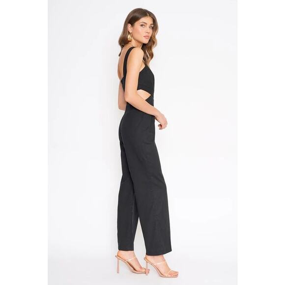 Hamilton Side Cut Out Wide Leg Jumpsuit Large - Picture 3 of 14
